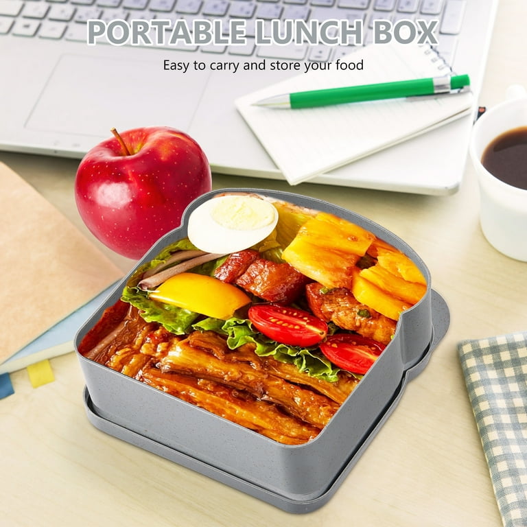 Plastic Tuperware Sandwich Keeper Lunch Box, For School