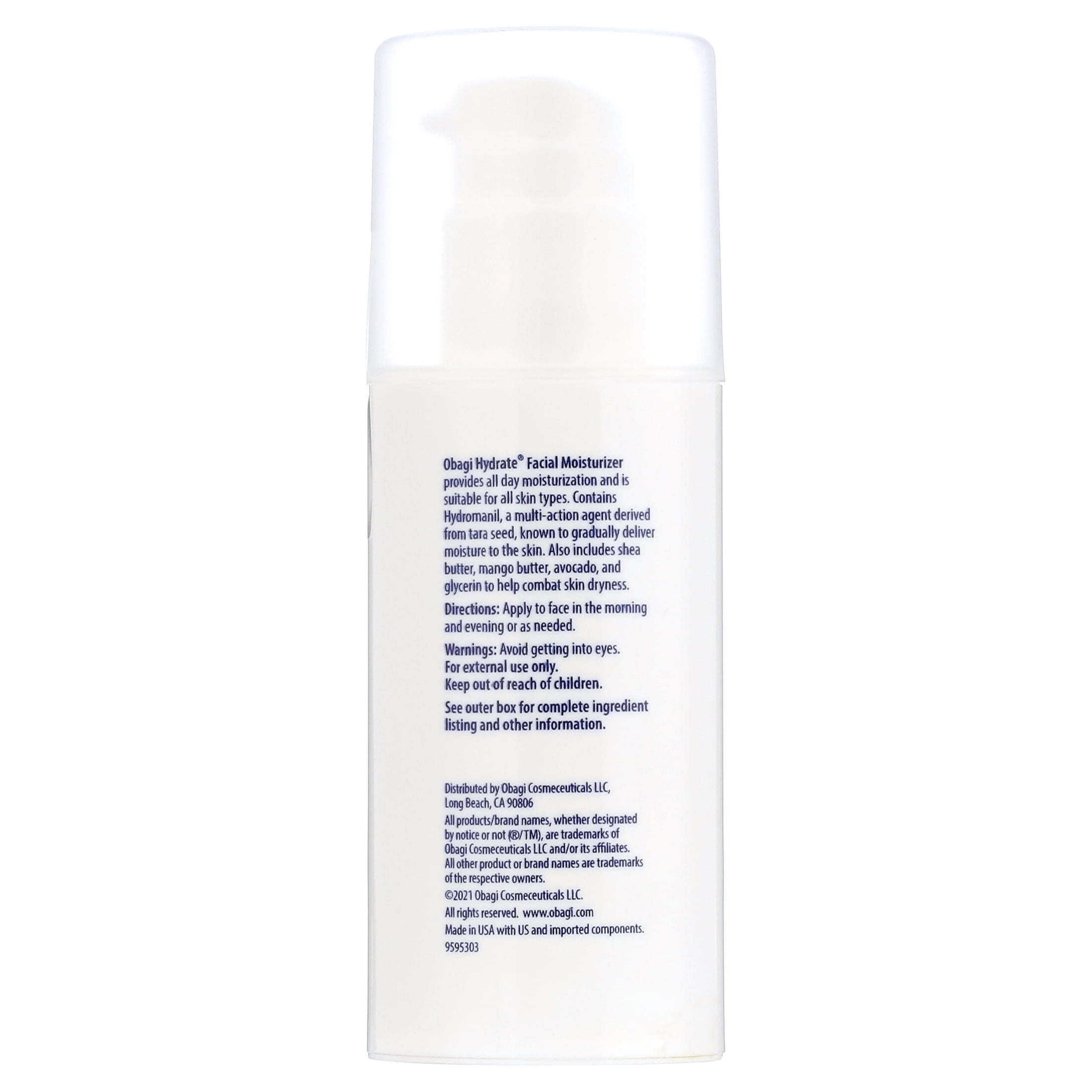Obagi Hydrate Facial Moisturizer - Rich Face Cream Lotion