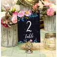 thumbnail image 2 of Darling Souvenir Elegent Floral & Galaxy Table Numbers Decorative Table Top Cards DIY-5" x 7" (1 to 50), 2 of 4