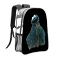 thumbnail image 1 of Monstruo de las Galletas Mochila transparente temática, resistente y duradera, bolsa see-through para trabajo, deporte, universidad y viaje, 31 × 43 cm, 1 of 6