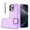 Purple, variant on Dteck for iPhone 16 Case with Magnetic, Compatible with MagSafe, Anti-Yellowing Military-Grade Protection Shockproof Translucent Back Cover with Wrist Strap, Black