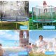 thumbnail image 3 of Irfora Summer Water Sprinkler Trampoline Sprinkler Jardín al aire libre Juegos de agua Rociador de juguete Patio trasero Parque acuático Accesorios Irfora Aspersor de trampolín, 3 of 7