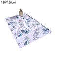 thumbnail image 2 of Modern Non-slip Area Carpet Abstract Ink Paint Purple And Gold Marble Art, 2 of 5