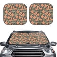 thumbnail image 2 of Xecao Squirrel And Nuts for Foldable Car Sun Shades (2-Pack) offer sun protection with an easy-fold design for convenient windshield shading., 2 of 7