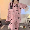 thumbnail image 1 of Maternity Nursing Pajama Set with Easy Access Nursing Cotton Polyester Contrast Print, 1 of 9