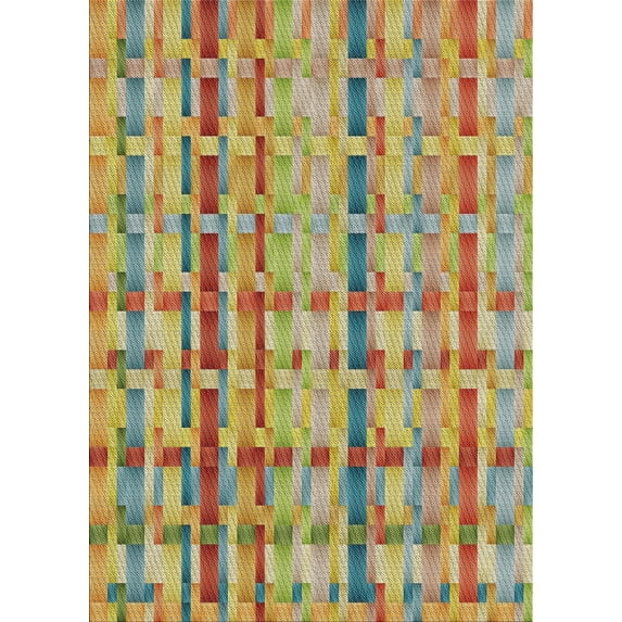 Ahgly Company Machine Washable Indoor Rectangle Transitional Sienna Brown Area Rugs, 2' x 5'
