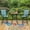Black & Aqua, variant on SUMMIT LIVING 3 Pieces Outdoor Patio Swivel Bar Stools Set, Metal Counter Height Chairs, Bistro Set for 2 People, Gray