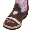 thumbnail image 4 of Infant Toddler Girls Western Embroidered Heart Floral Detailed Leather Boot, 4 of 4