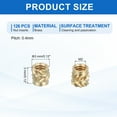 thumbnail image 2 of 126 Pcs Threaded Inserts, M2 Brass Heat Set Insert for 3D Printing, M2x3x3mm, 2 of 6