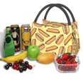 thumbnail image 3 of Lukts Hot Dogs Pattern Small Lunch Bag for Men Women Insulated Lunch Box Mini Lunchbox Portable Lunch Cooler Bag,Reusable Snack Bag, 3 of 6