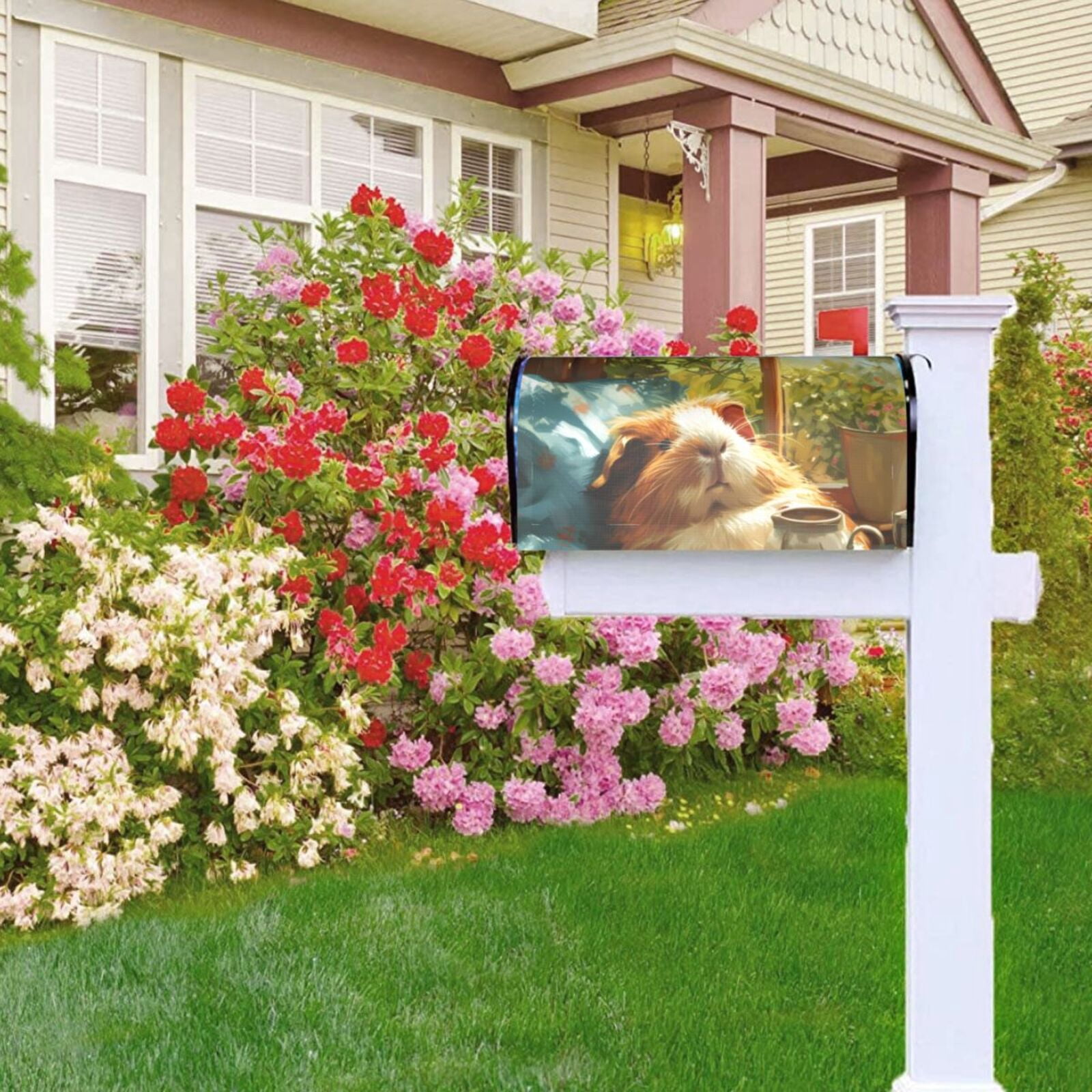 Kdxio Magnetic Mailbox Cover 21x18 in Mailbox Cover Outdoor Decoration Holiday Mailbox Covers for Home Garden Yard-21x18 in