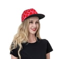 thumbnail image 6 of Kdxio Love Heart Print Snapback Hat for Men Women,Adjustable Baseball Cap, 6 of 7