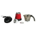 thumbnail image 2 of Imusa Cafetière Électrique Moka 3 Tasses et 6 Tasses 480 W - Rouge, 2 of 4