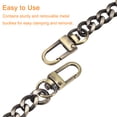 thumbnail image 5 of Uxcell Iron Flat Chain Strap, 39" Handbag Chains Purse Straps DIY Replacement, Bronze, 5 of 6