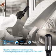 LED Work Light for Paint Correction & Coating, CRI 95+, 4500K Cool White & 6000K Daylight White Options, 500lm, USB Powered