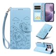 thumbnail image 2 of Funda Cartera GANGXUN con Diseño de Perrito en Relieve para Xiaomi POCO F6 Pro , Protección 360° con Ranuras y Correa Desmontable, 2 of 6