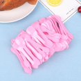thumbnail image 1 of 100pcs Mini Plastic Spoons Flatware Spoons For Jelly Ice Cream Dessert Spoons, 1 of 5