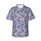 thumbnail image 1 of Fotbe winter Dachshund Camisa Hawaiana para Hombre Unisex – Camisa Casual de Verano con Botones de Manga Corta de Algodón y Lino,XX-Large, 1 of 7