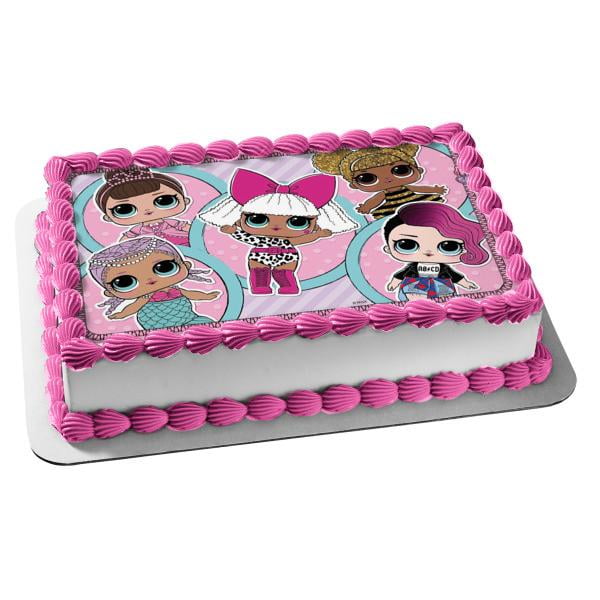 Lol Suprise Dolls Edible Cake Topper or Cupcake Topper Nr3 