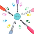 thumbnail image 4 of Crochet Hooks Set,Ergonomic Crochet Hooks ,Extra Long Crochet Needles, 4 of 7