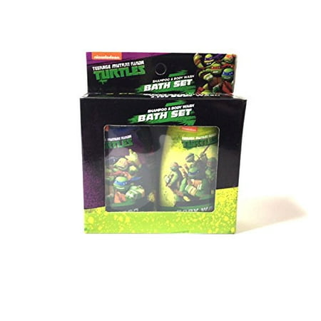 Teenage Mutant Ninja Turtles Shampoo And Body Wash Bath Set 7