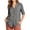 *Black, variant on VBVC Women's Striped V-Neck Button Down Shirt , Ladies' Roll Up Sleeve Casual Blouse , Business Casual Work Tunic Top For Women,Black,S-2XL