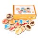 thumbnail image 2 of Juego de mesa educativo de madera para niños, emparejamiento, emparejamiento, memoria para niños, juguete interactivo (animal), 2 of 2