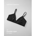 thumbnail image 3 of CRZ YOGA Softhold Triangle Bralette Everyday Bra For Women, 3 of 6