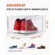 thumbnail image 5 of Caja Acrílico Zapatos Tenis Transparente Apilable 5 Piezas Ximxi Caja para organizar zapatos, 5 of 8