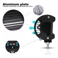 thumbnail image 5 of Faros Auxiliares 6 Led Cuadrados Metalicos Para Coche O Moto, 5 of 5