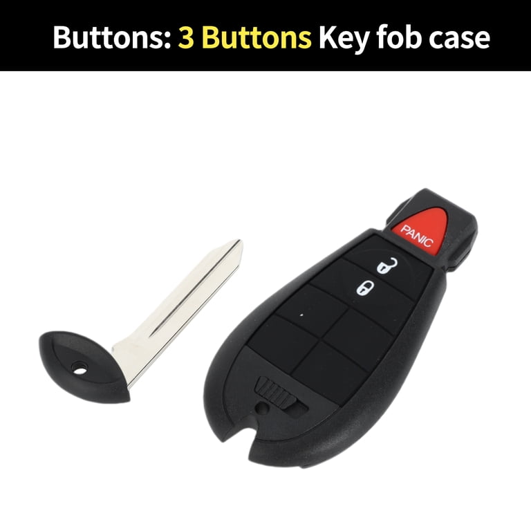 Replacement For 2008- 2021 Dodge Ram 1500 2500 3500 Remote Key Fob Shell Case