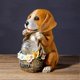 thumbnail image 4 of Garden Puppy Dog Decoration Props Outdoor Solar Luminous Cute Animal Statue Garden Resin Crafts Orn, 4 of 5