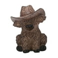 thumbnail image 3 of yotijay Cow Statue Resin Decorative Figurine for Cabinet Office Living Room Single, 3 of 9