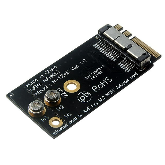 108 M.2 A / E Clave para BCM94360CS2 / BCM943224PCIEBT2 Tarjeta adaptadora U admite 2230 .2 Clave Conector A / E shamjiam Tarjeta adaptadora PCB