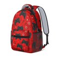thumbnail image 2 of Game Controller Red Pattern Backpack for School, Cute School Bag with Adjustable Shoulder Straps and Padded Back, 15.3"x11"x6.7", 2 of 5