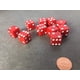 thumbnail image 1 of Juego de 10 dados estándar de 16 mm D6 de seis caras - rojo con pepitas blancas de JUSTMIKES JUSTMIKE'S 721541051268, 1 of 1