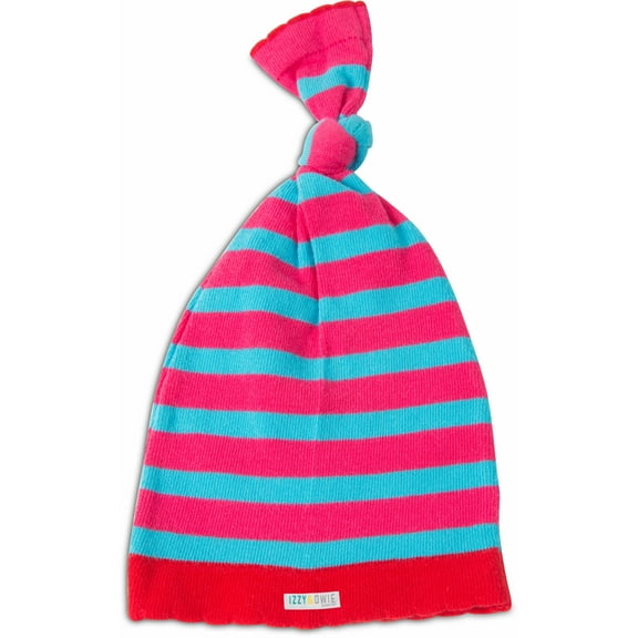 Izzy and Owie Flamingo Striped Baby Hat, Pink, 0-24 Months