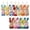 16PCS, variant on Easter 1.97in 3D Printed Bunny Figurine Set 16PCS Tabletop Display Easter Decorations For Home Cute Mini Easter Decor with Easter Eggs Theme