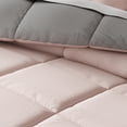 thumbnail image 3 of Dawn Fully Reversible Down Alt Comforter in Pink, Twin XL Size, Pink to Gray Reversible Comforter, 3 of 6