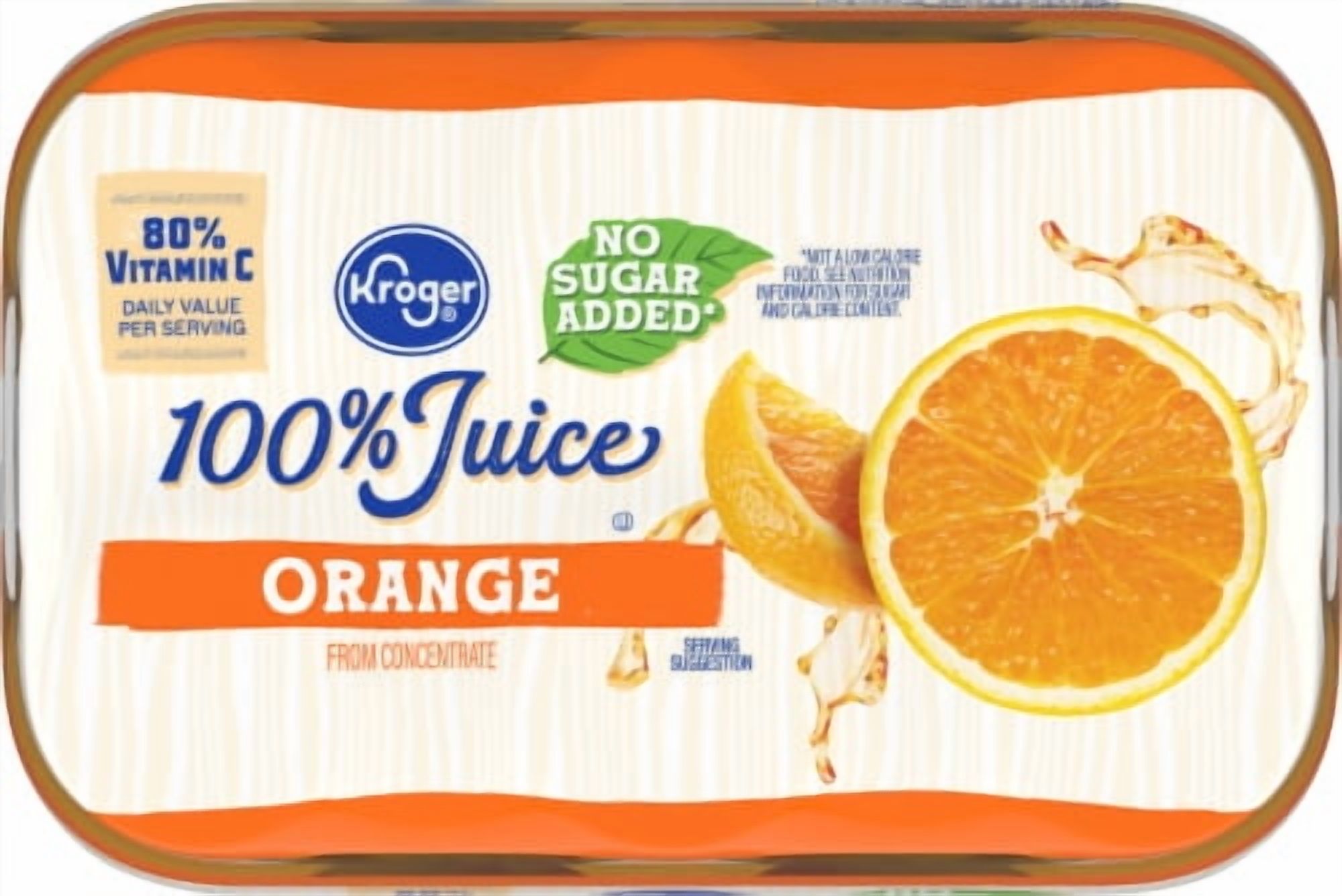 2X-KR Orange Juice - 8 oz - 6 bottles