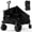 Black, variant on Sunnyfeel Wagon Cart  79 cu ft  550 lb Foldable,Extra Long Fold up  with Side Pocket and Brakes for Camping Sports Garden Shopping
