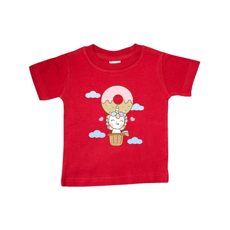 

Inktastic Unicorn Donut Balloon Gift Baby Boy or Baby Girl T-Shirt