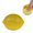 Yellow, variant on Pinch Structure with soft touch and slow bounce effect, embedded shiny particles for handheld ornament and daily decor, Crystal Sequin Accessory