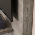 thumbnail image 6 of Sauder Steel River Entertainment Wall for TV's up to 70", Weathered Wood Finish, 6 of 13