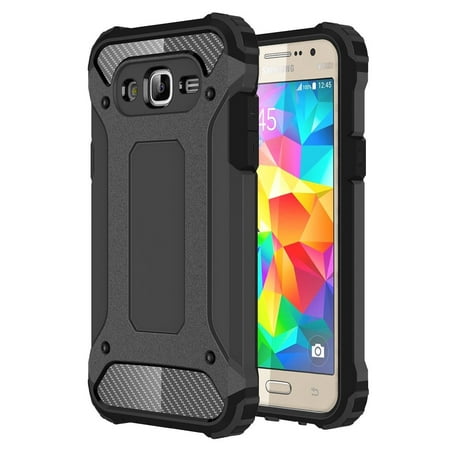 J2 Prime Case, Galaxy Grand Prime Plus Case, KAESAR Premium Anti-scratch Dual Layer Shockproof Dustproof Armor Protective Case Cover for Samsung Galaxy J2 Prime / SM-G532 -