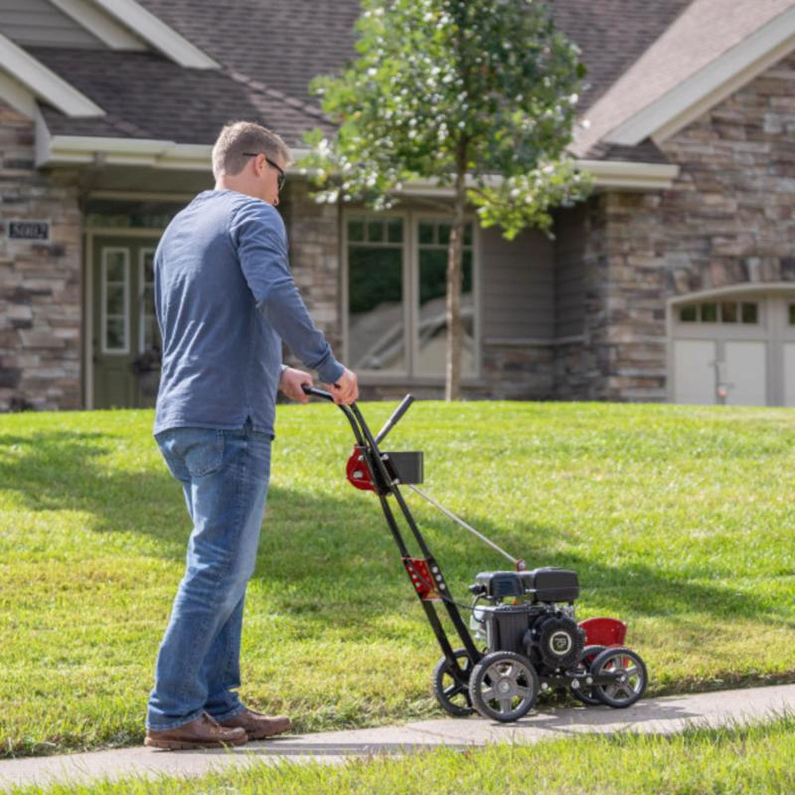 Toro 7029712 42.21 in. Metal Red Landscape Edging - Walmart.com