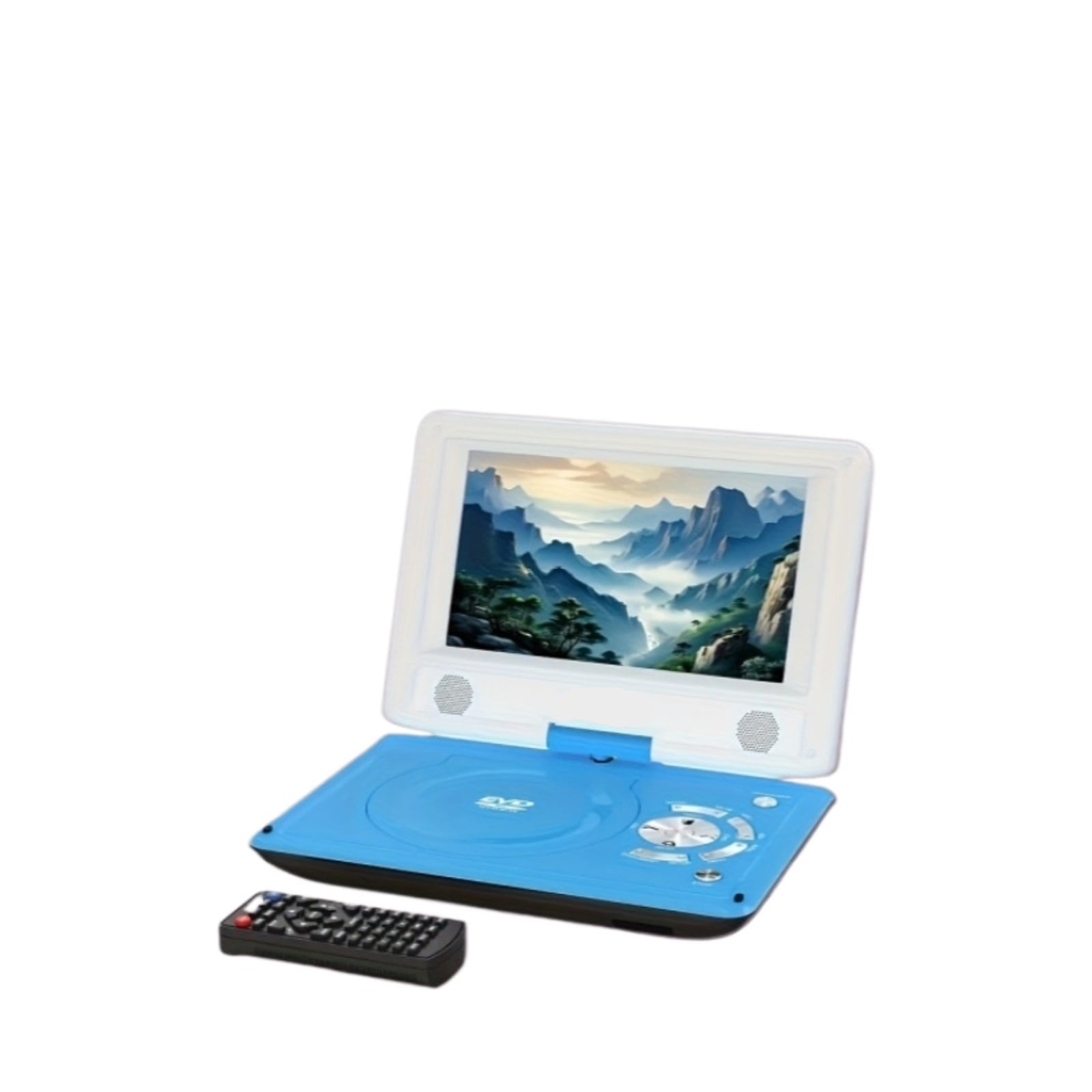 All-in-One Portable DVD Player 11.5" Chassis, 9.5" HD Swivel Screen Travel Media Player with High Battery