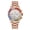 Silver, variant on Geometric Faceted Crystal Chronograph Quartz Watch Metal Strap Sexless Minimalist Business Watch Fashion Metal Strap Watch