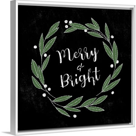 My Texas House - Modern Gingham Christmas Framed Canvas Wall Art - 30x30