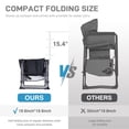 thumbnail image 3 of Silla de director para camping EVER ADVANCED plegable de alta resistencia, 181 kg, 3 of 7
